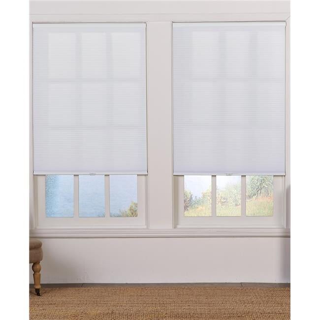 UBC52X64WT Cordless Light Filtering Cellular Shade, White - 52 x 64 in.
