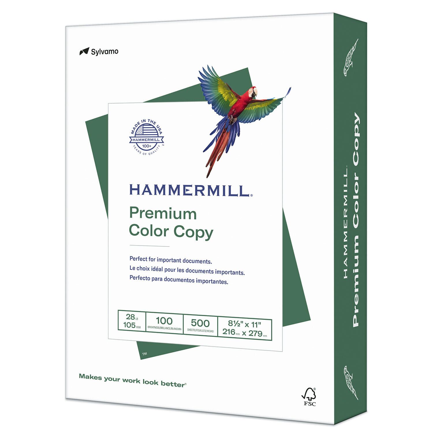 Hammermill - Color Copy Digital Paper, 28lb, 100 Bright, 8-1/2 x 11' - Ream