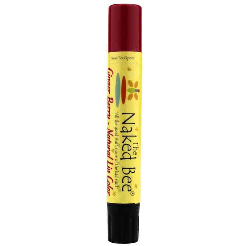 Naked Bee Natural Lip Color Ginger Berry