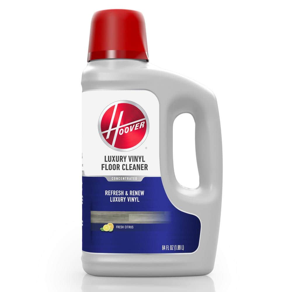 64 oz. Luxury Vinyl Hard Floor Solution, Concentrated Cleaning Formula for Hard Floor Cleaner Machines, Citrus Scented