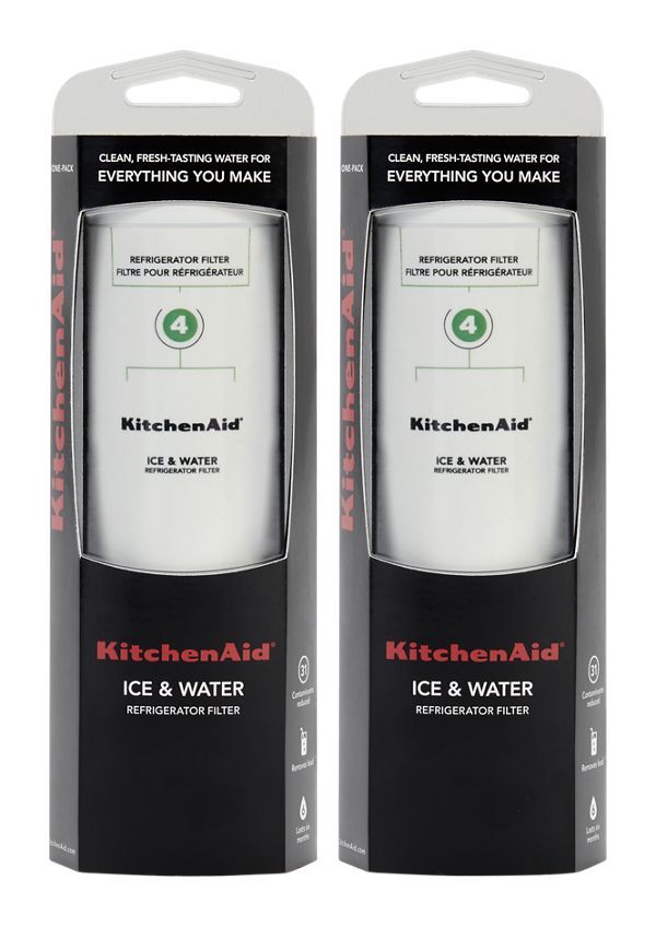 KitchenAid Refrigerator Water Filter 4 - Kad4Rxd1 (Pack Of 2) in 2 Pack, KAD4RXV2P