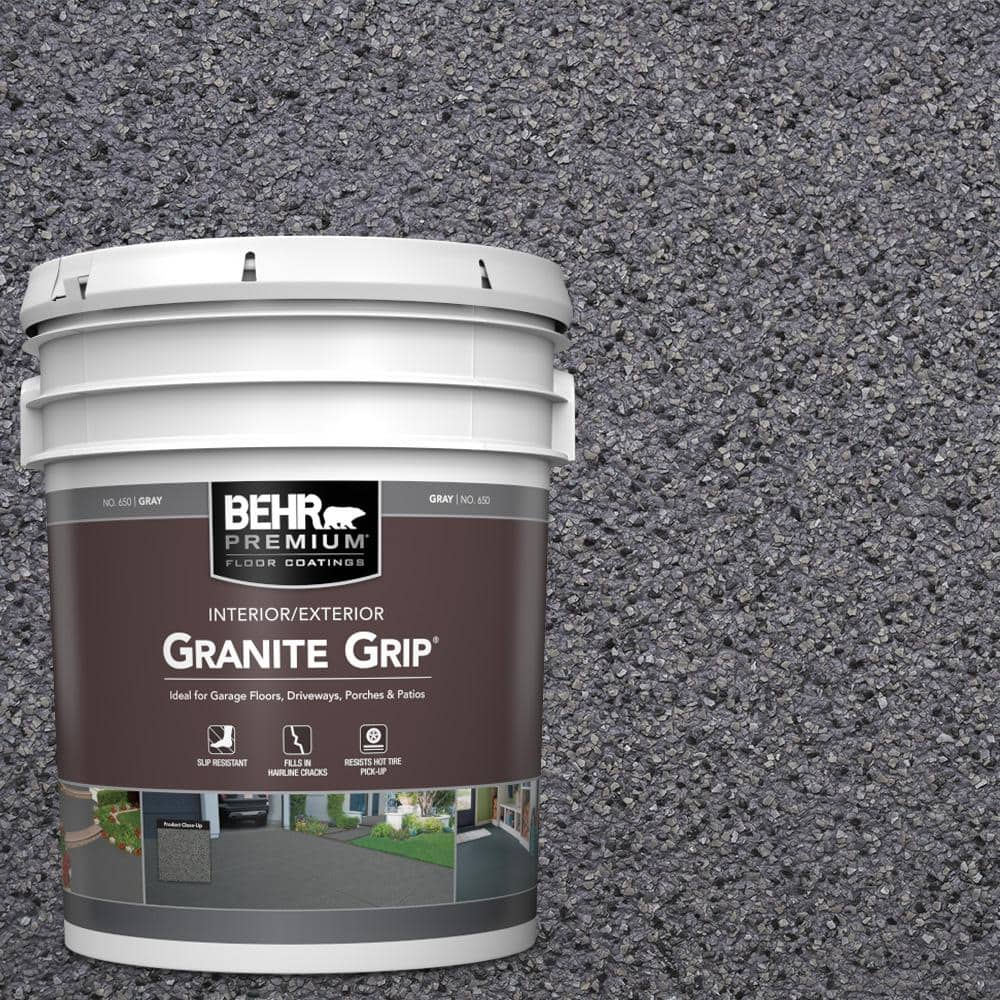 5 Gal. #GG-08 Galaxy Quartz Decorative Flat Interior/Exterior Concrete Floor Coating