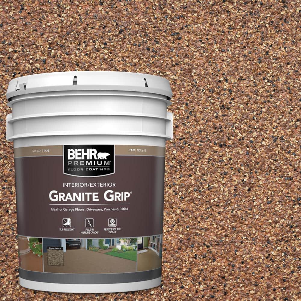 5 Gal. #GG-10 Copper Marble Decorative Flat Interior/Exterior Concrete Floor Coating