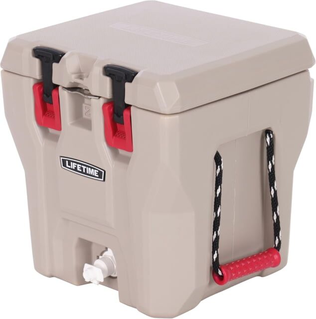 Lifetime Products 5-Gallon Multi-Purpose Water Cooler Khaki/Red