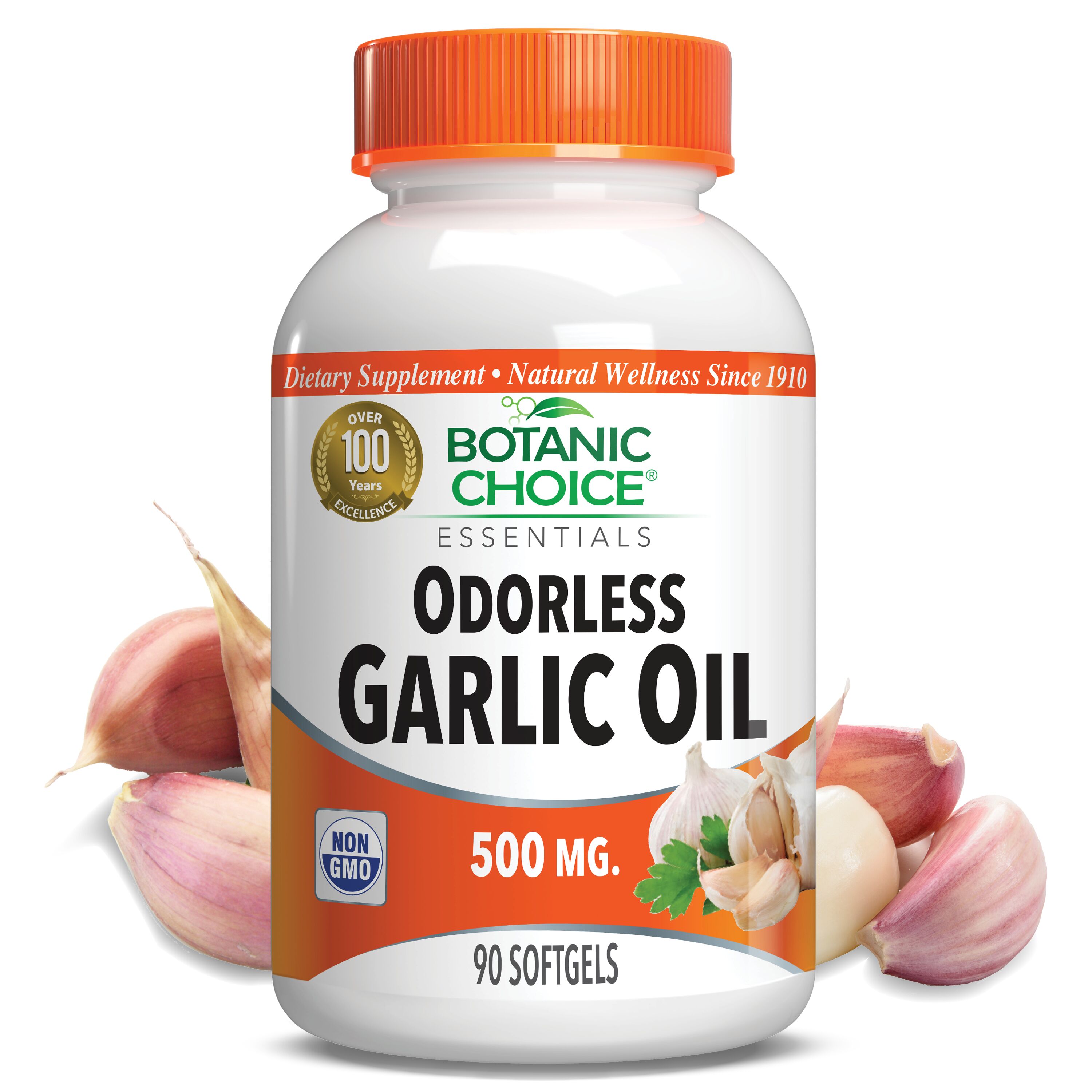 Odorless Garlic Oil 500 mg - 90 Softgels