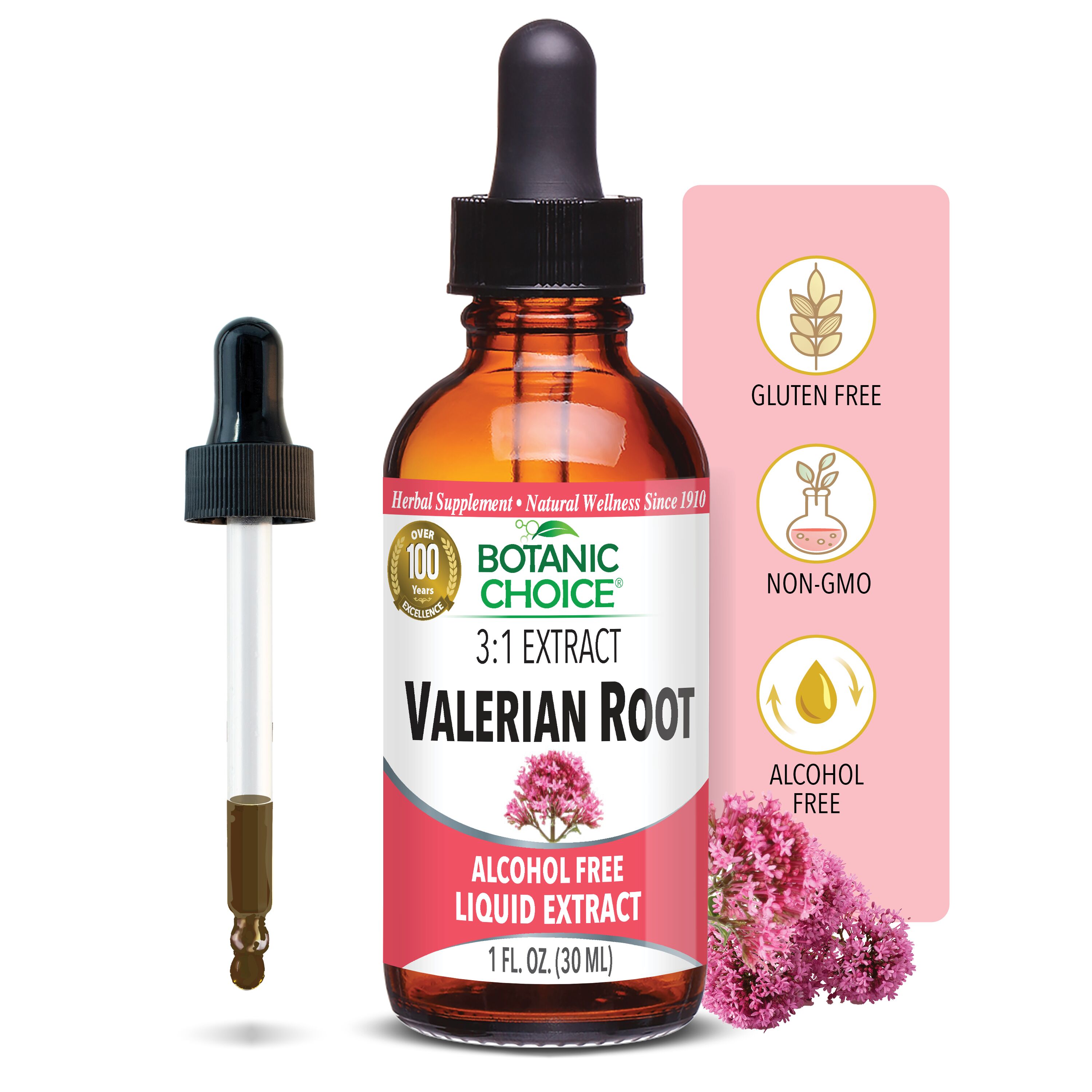 Valerian Root Liquid Extract - 1 Oz