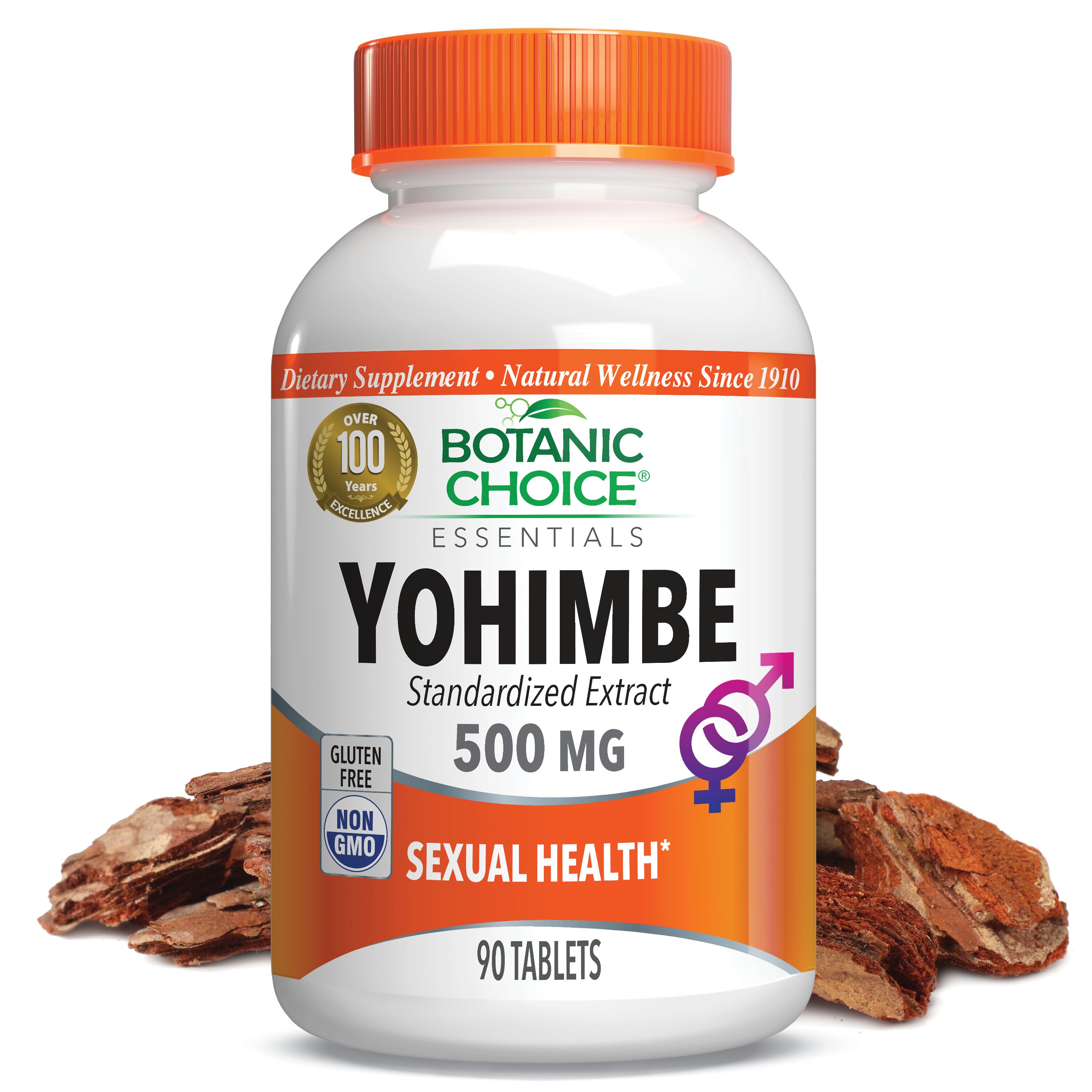 Yohimbe Standardized Extract 500 mg - 90 Tablets