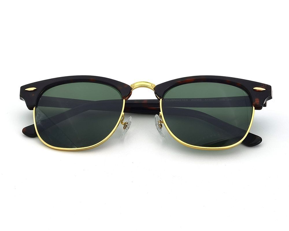 Designer Sunglasses Club Classi Brand Master Fashion Half Frame Glass lens Sun glasses Women Men Sunnies Outdoors Driving Travel Beach leisure