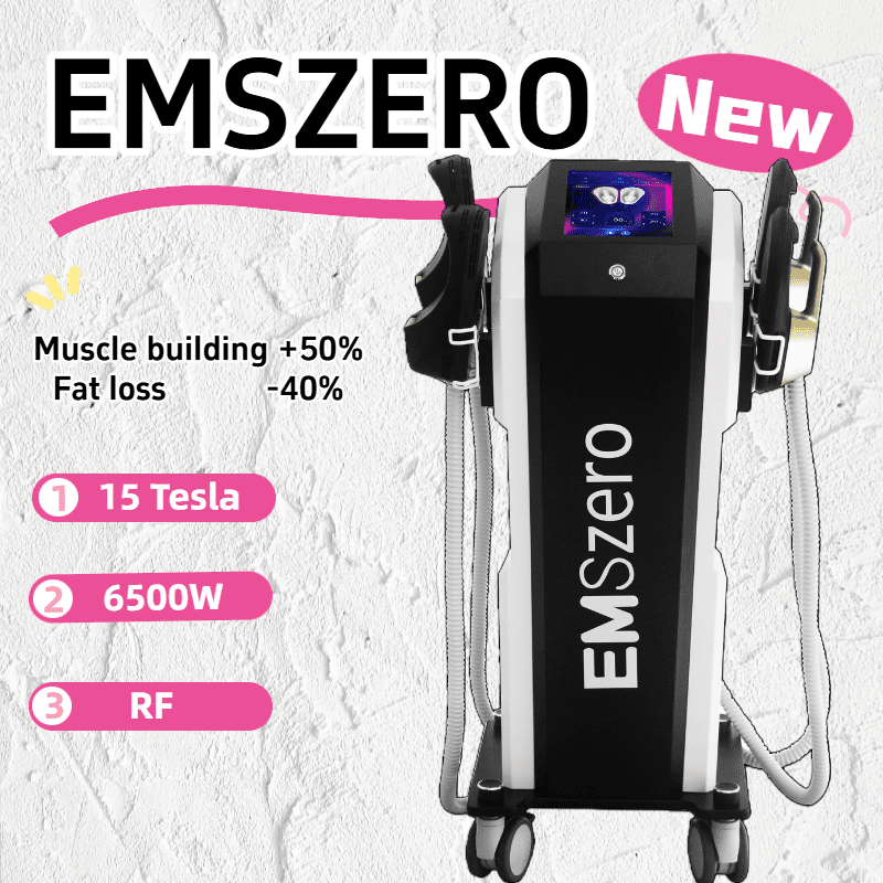 EMSzero Neo Machine with RF For Body Fat Burning Muscle Building Butt Lifting Machine 4/5 Handles Body Sculpting and Muscle Building Machine Fat Los