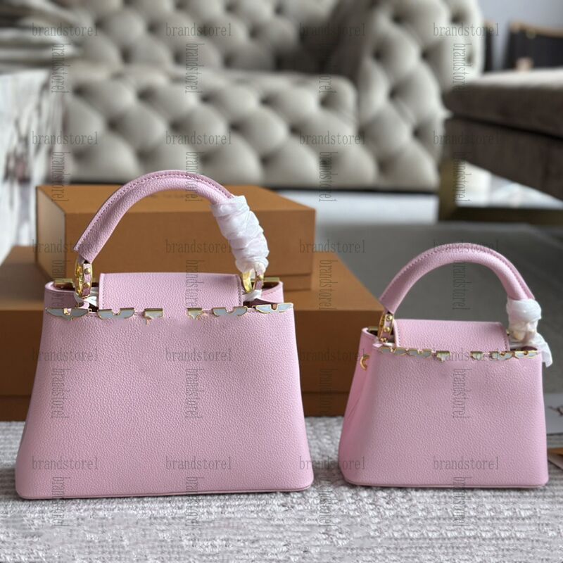 Fashion designers Handle Women Designer Shoulder Bags Capucines BB Totes Crossbody Bag Aurillon Leather Handbags Woman Mid Size Purses Handbag