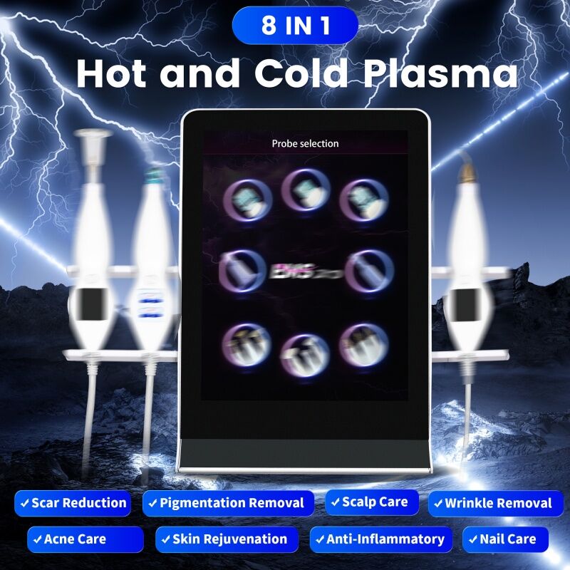 Latest Cold and Hot Plasma Diamond Stamp Ozone Plasma Skin Rejuvenation Anti-aging Facial Care Beauty Machine