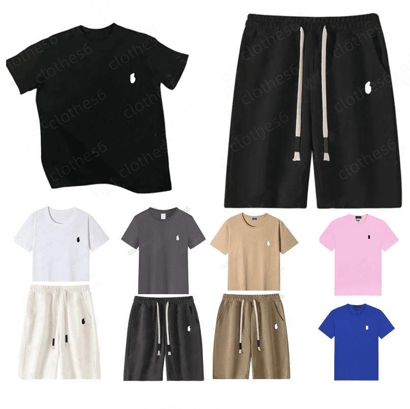 Mens tracksuit designer sweatsuits embroidery Summer ensemble polos sport set shorts tshirt Sweatshirts track suit sweat suit for men womens clothin