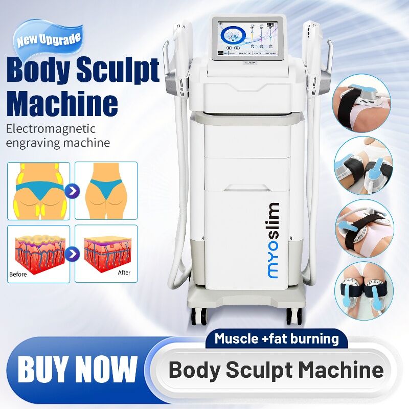 MyoSlim 15Tesla 6500W RF Body Slimming Nova Fat Burning Muscle EMS body Sculpting Electromagnetic Sculpt Therapy