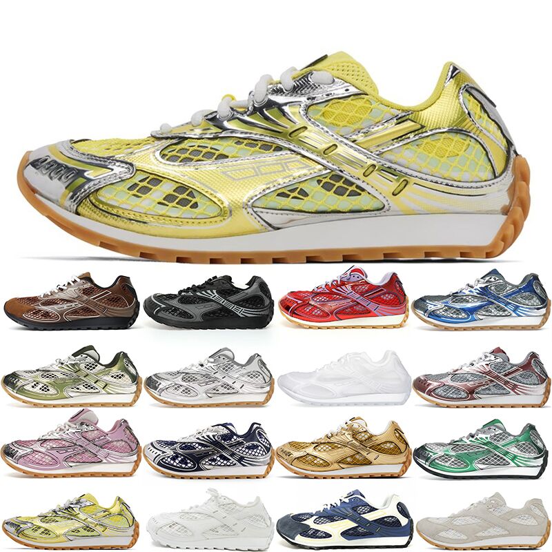 mens designer shoes Orbit sneakers Luxury Leather casual shoes fashion lightweight lace up Mesh PU Rubber Breathable comfort size 35-45 With Box