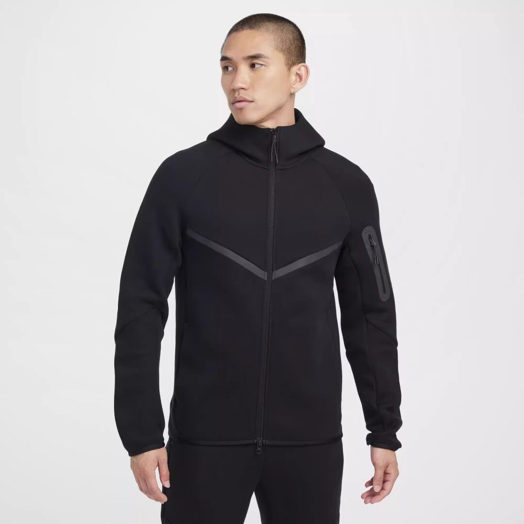 2025 Autumn New Men's Tech Windrunner Sports and Leisure Loose Hooded Jacket Coat HV0950