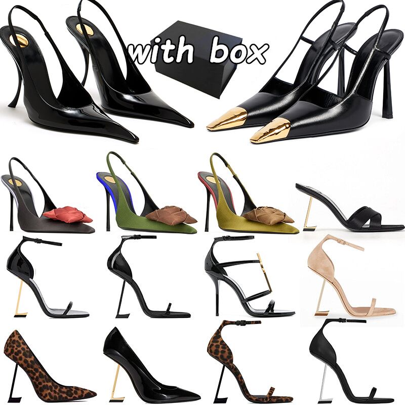 2025 free shipping with box dustbag designers heels Dress Shoes womens high heels Stiletto Classic Pumps Patent Leather Pointed Toes Open Toes ladys