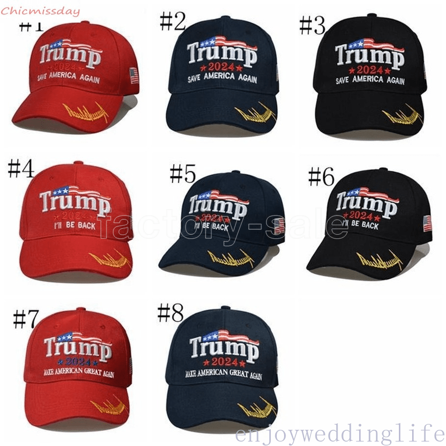 DHL Ship 2024 Trump Baseball Cap USA Presidential Election TRMUP same style Hat Ambroidered Ponytail Ball Cap