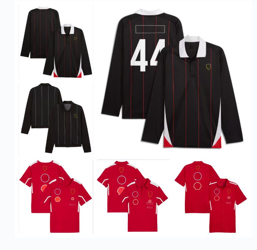 F1logo men's and women's teams fashion POLO shirt F12025 short-sleeved T-shirt with the same customised