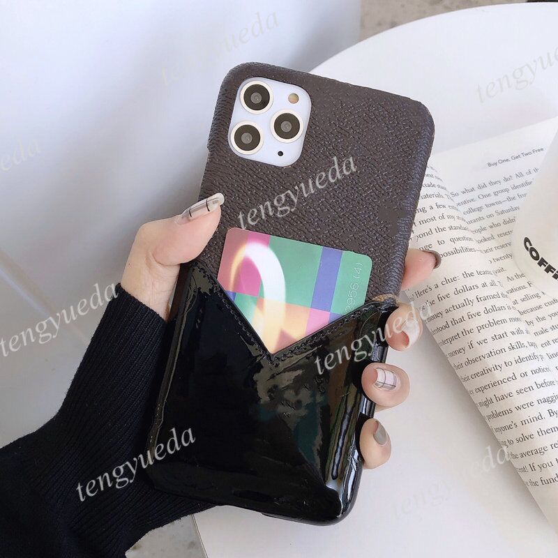 Fashion Designer Phone Cases for iphone 17 Series 16 15 14 13 13pro 12 11 pro max Classic Leather Card Holder Case with Samsung S23 S22 S24 S25 ultr
