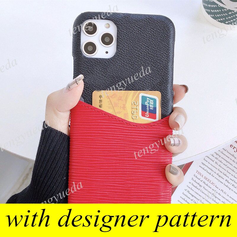 Fashion Designer Phone Cases for iphone 17 Series 16 15 14 13 13pro 12 11 pro max Leather Metal Letters Card Holder Luxury Case with Samsung S22 S23
