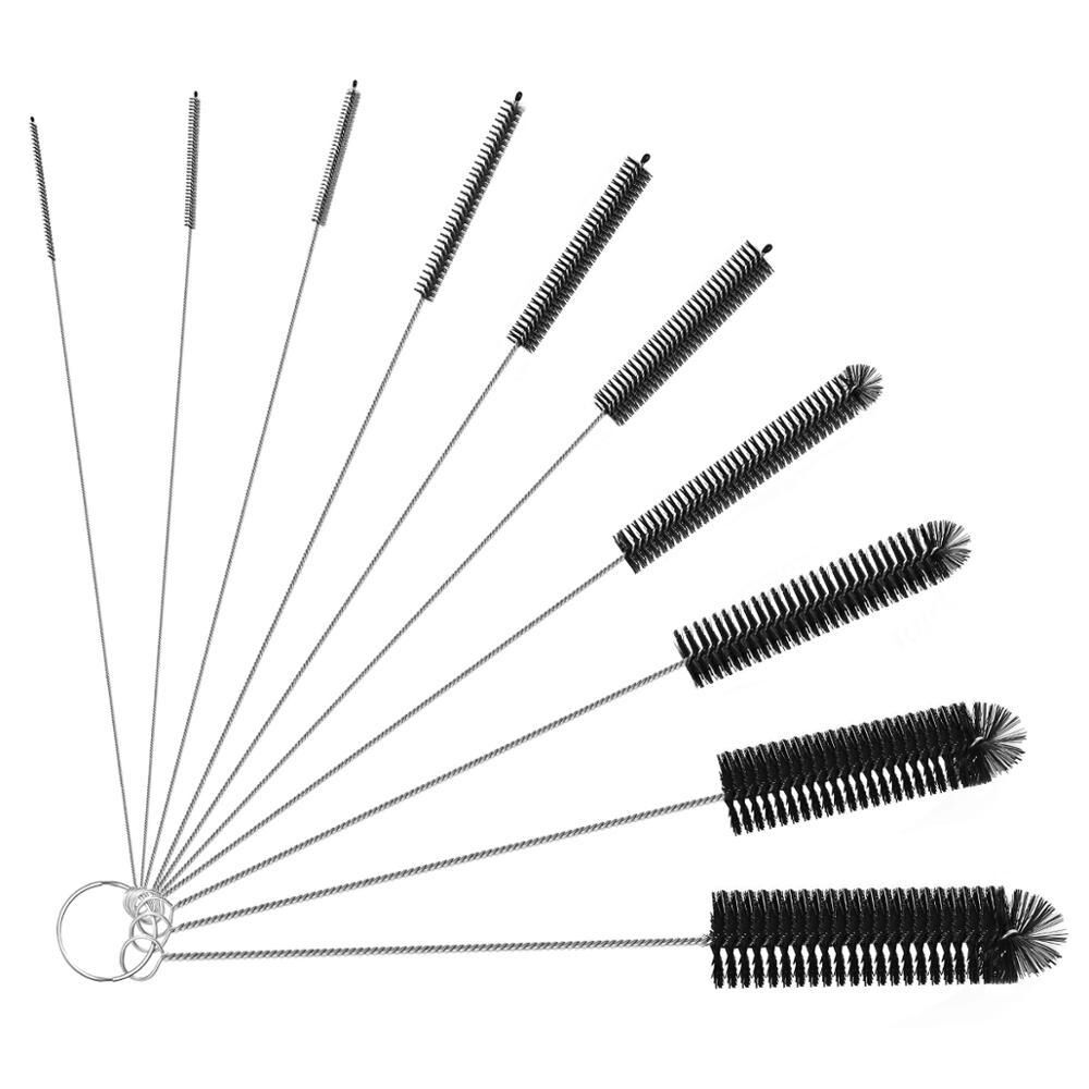 GUIDE 10 PCS Cleanup glasses Game of Brush Claw Scouts Flexible Tube Woven Cleanup Drafts of Stainless Steel from Jewels