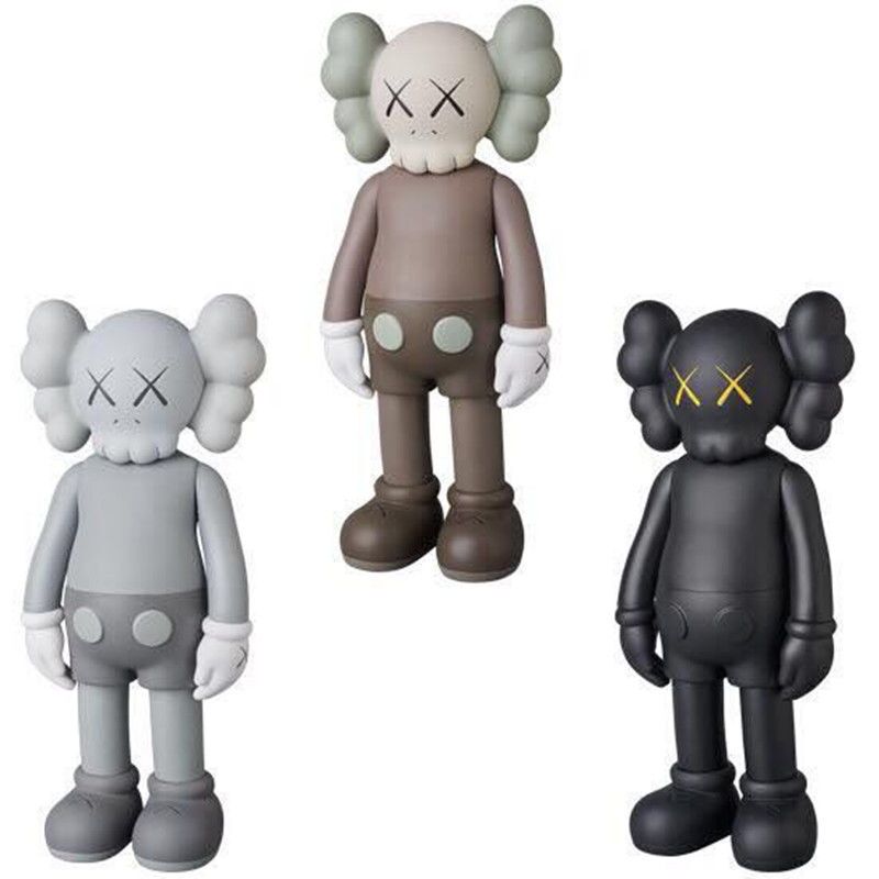 KAWS Action toy figures Vinyl Companion 20CM mini Doll design modern art smlll lie OriginalFake PVC Graffiti statue Luminous