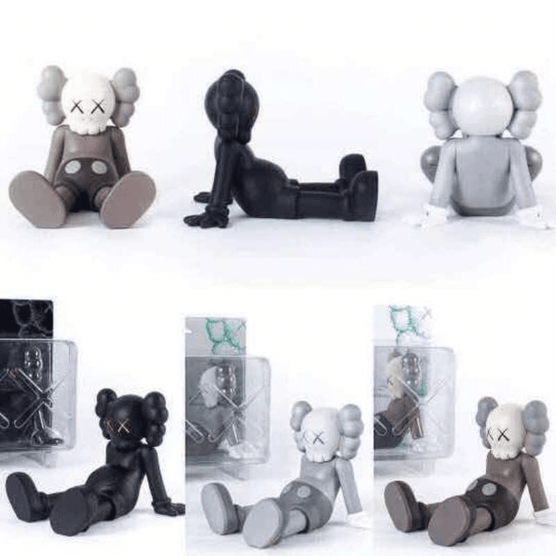 KAWS Holiday Taipei Vinyl Doll Action Figures toys 23CM Sitting position Original Fake Packaging with color box Latest Desktop Decoration