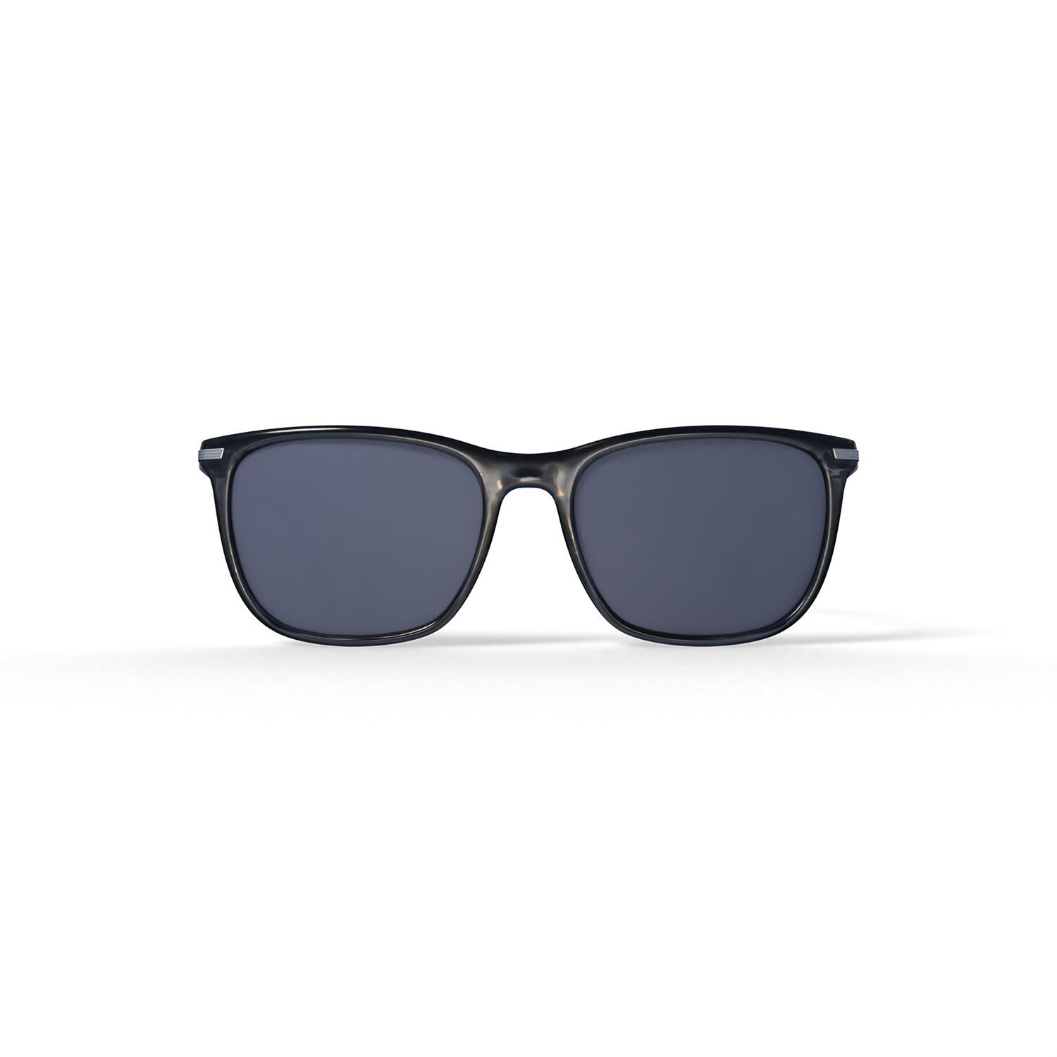 Nautica N6250SC Crystal Grey Modified Rectangle Sunglasses