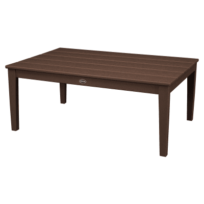 POLYWOOD Newport Patio Coffee Table - Mahogany