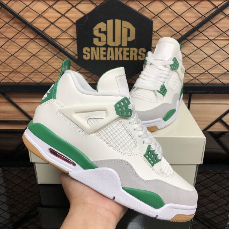 Top Designer Men Women 4 Basketball Shoes Classical 4s Panda Military Black Cat White Oreo Lightning Outdoor Brick By Brick Sports Trainers Sneakers