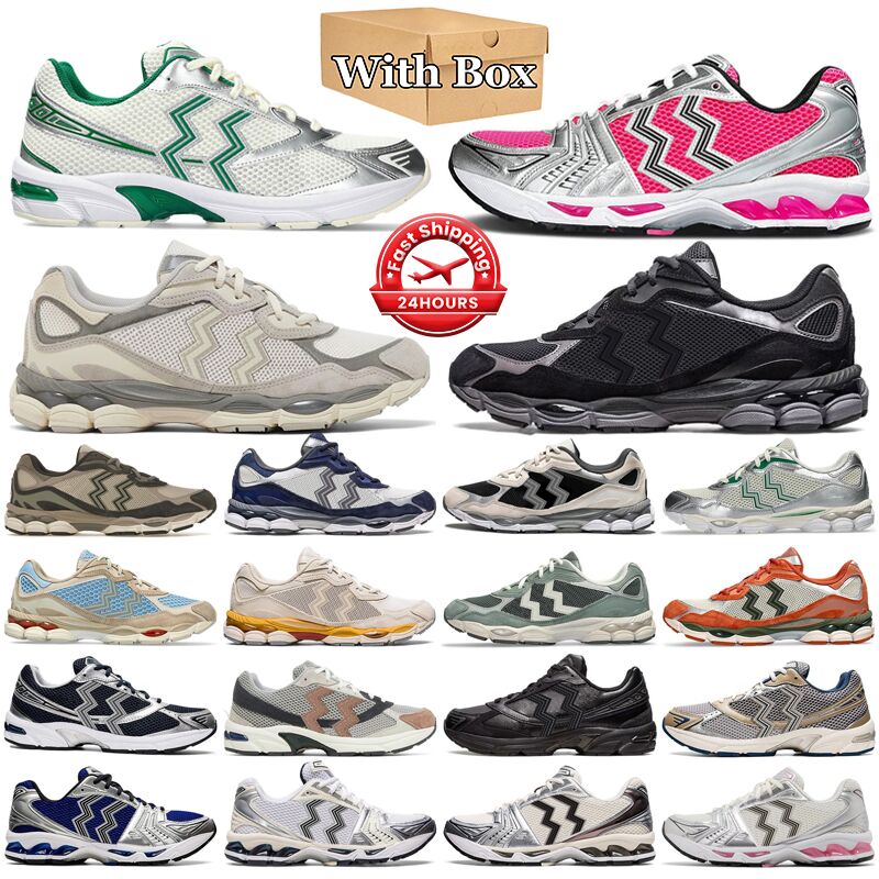 With box designer shoes for running men women Pink Glo Black White Grey Sliver Green Red mens trainers sports outdoor sneakers
