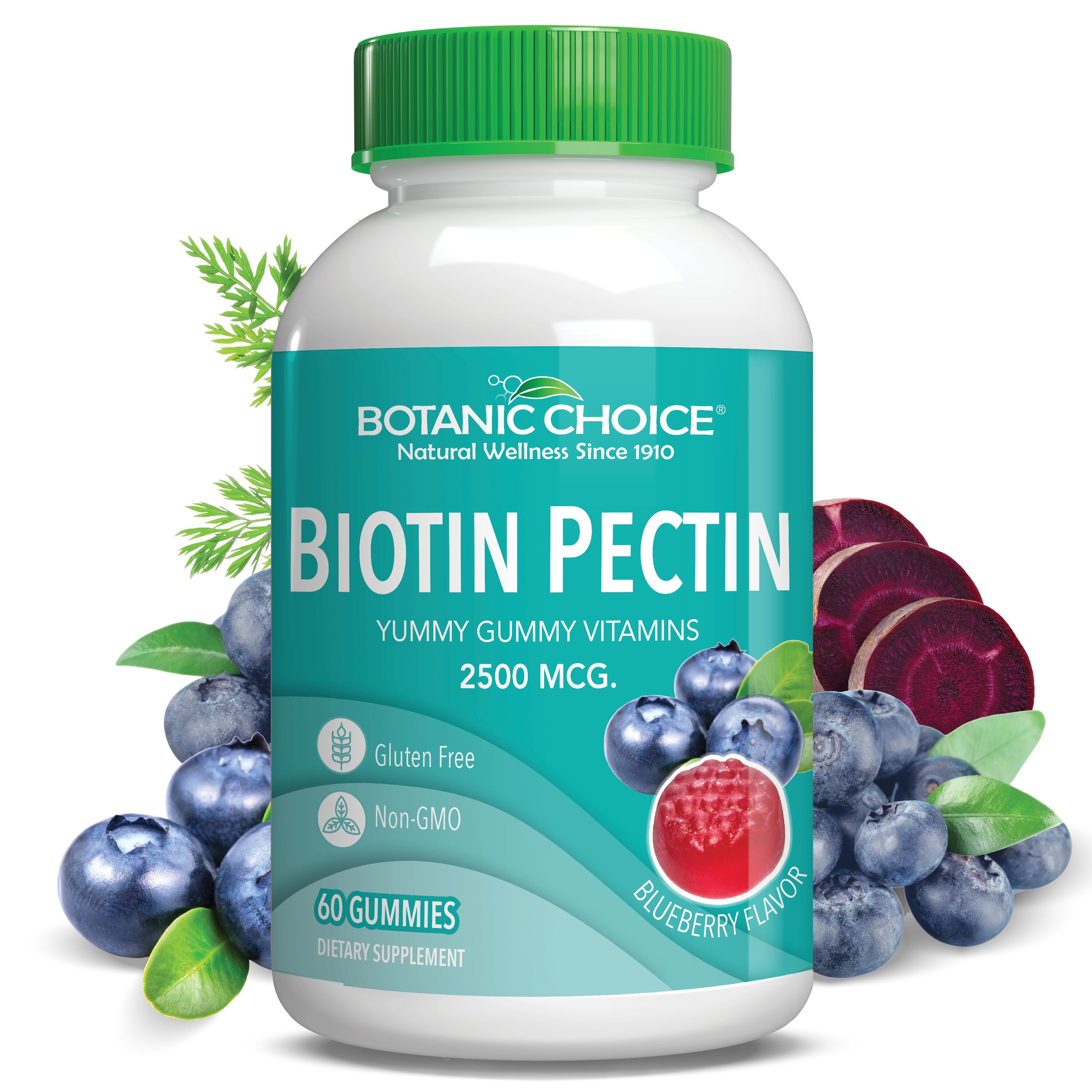 Biotin Pectin Gummy - 60 Gummies