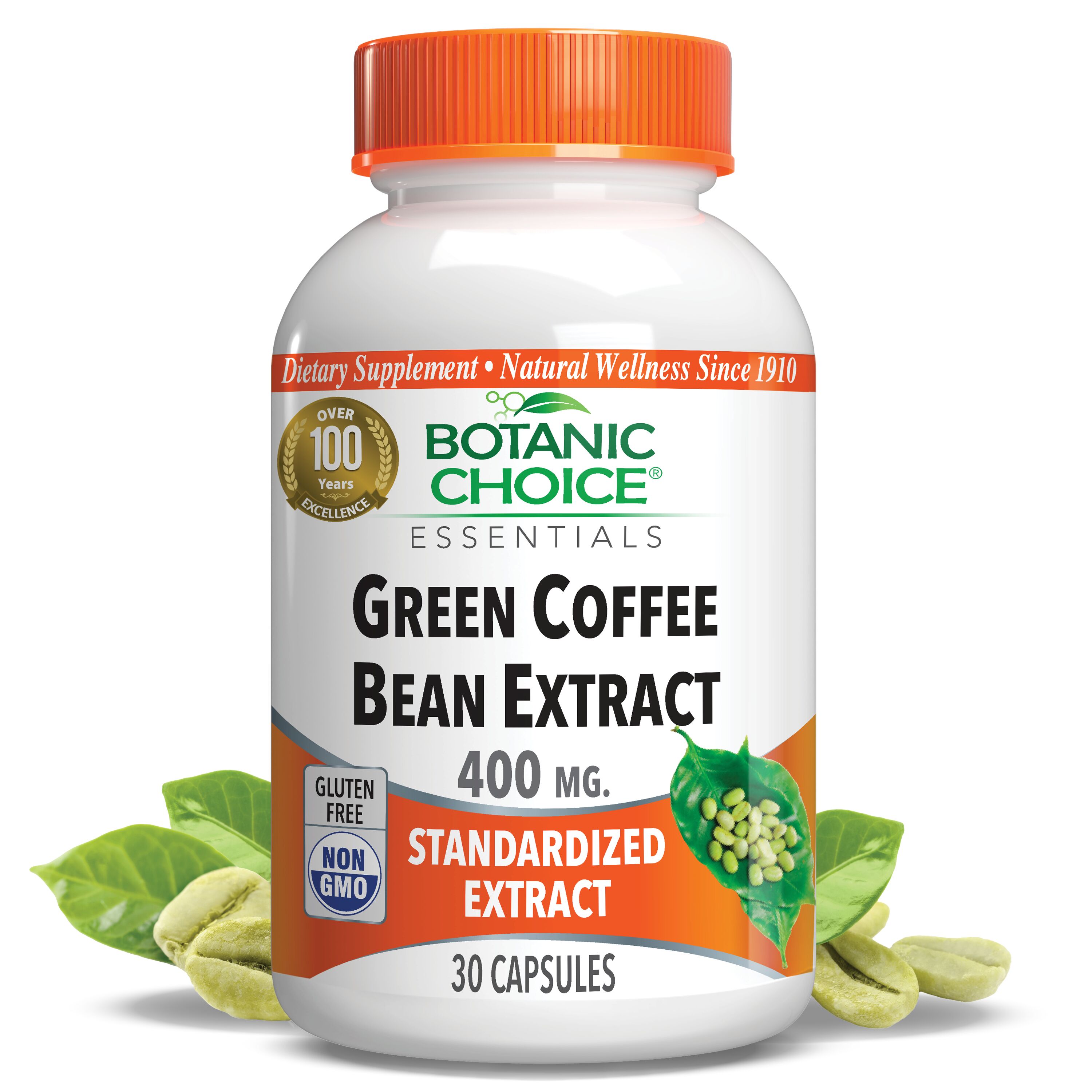 Green Coffee Bean Extract 400 mg - 30 Capsules