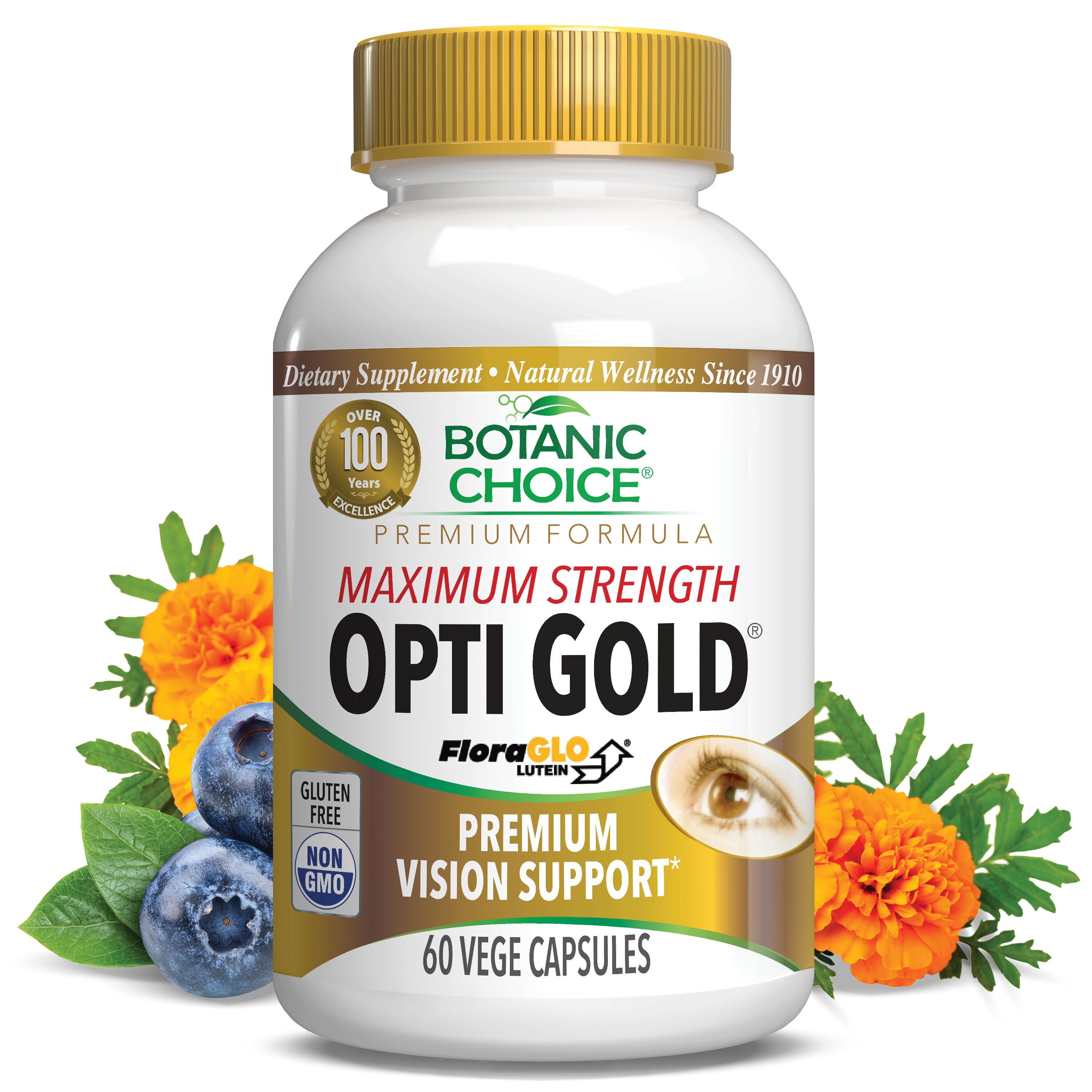 Maximum Strength Opti Gold® - 60 Vegetarian Capsules