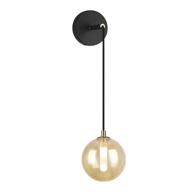 Amber One Light Wall Sconce from the Magma Collection