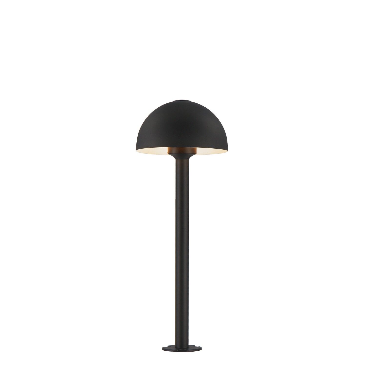 Black LED Dome Light from the Alumilux Landscape Collection