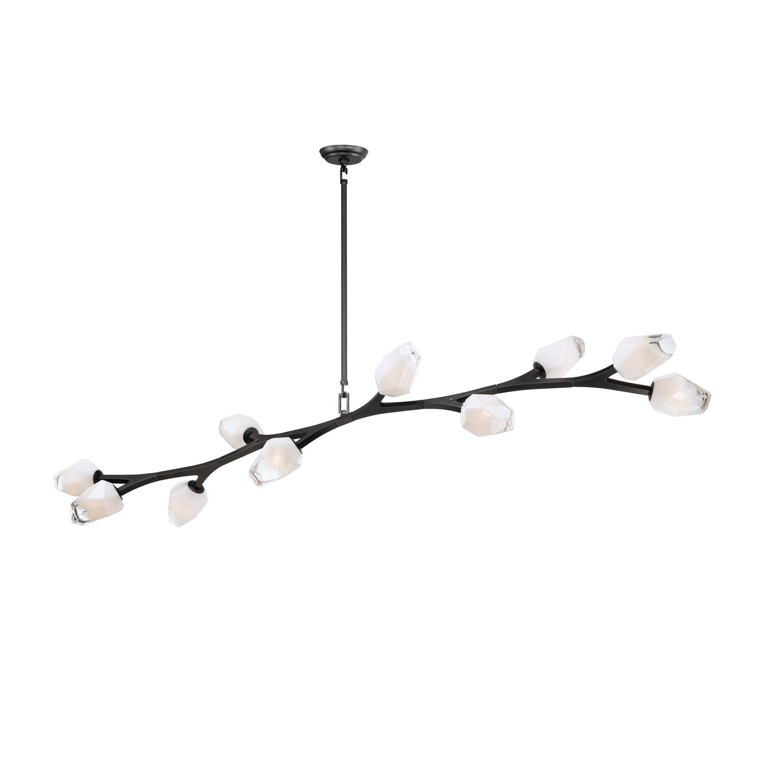 Black LED Pendant from the Blossom Collection