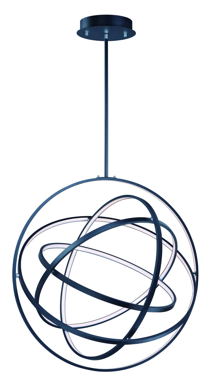 Black LED Pendant from the Gyro II Collection