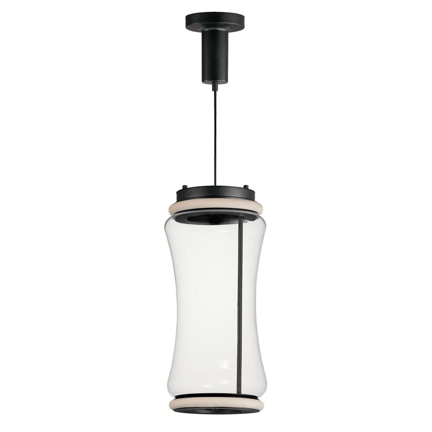 Black LED Pendant from the Syndicate Collection