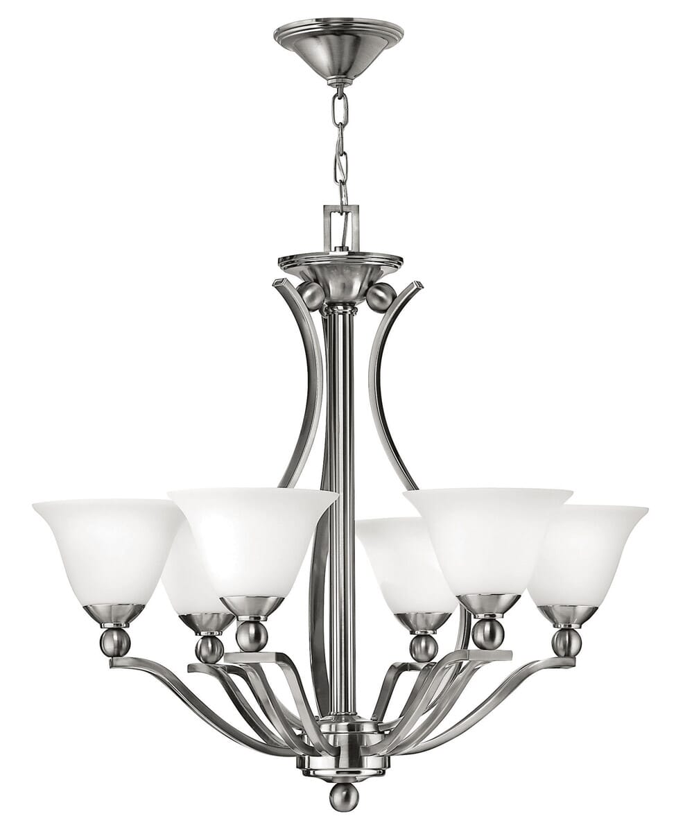 Bolla 6-Light Pendant In Brushed Nickel