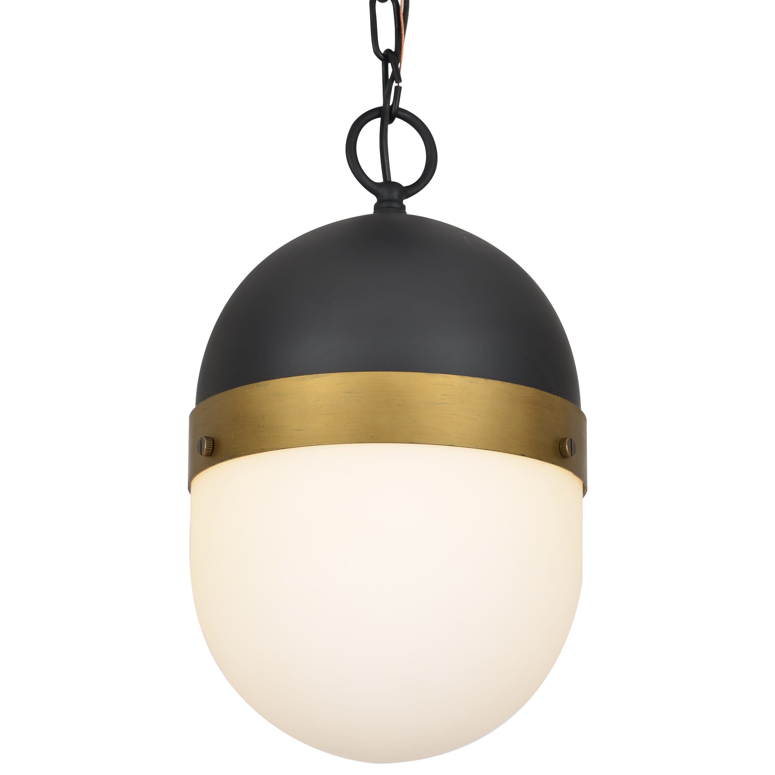 Brian Patrick Flynn for Capsule 13" Outdoor Ceiling Light in Black And Gold