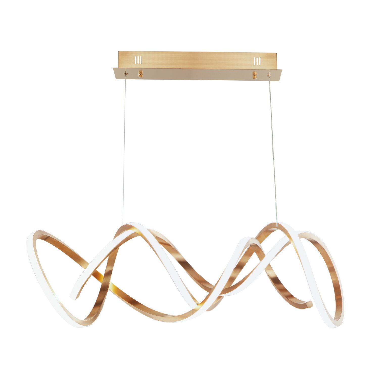 Brushed Champagne LED Pendant from the Signature Collection