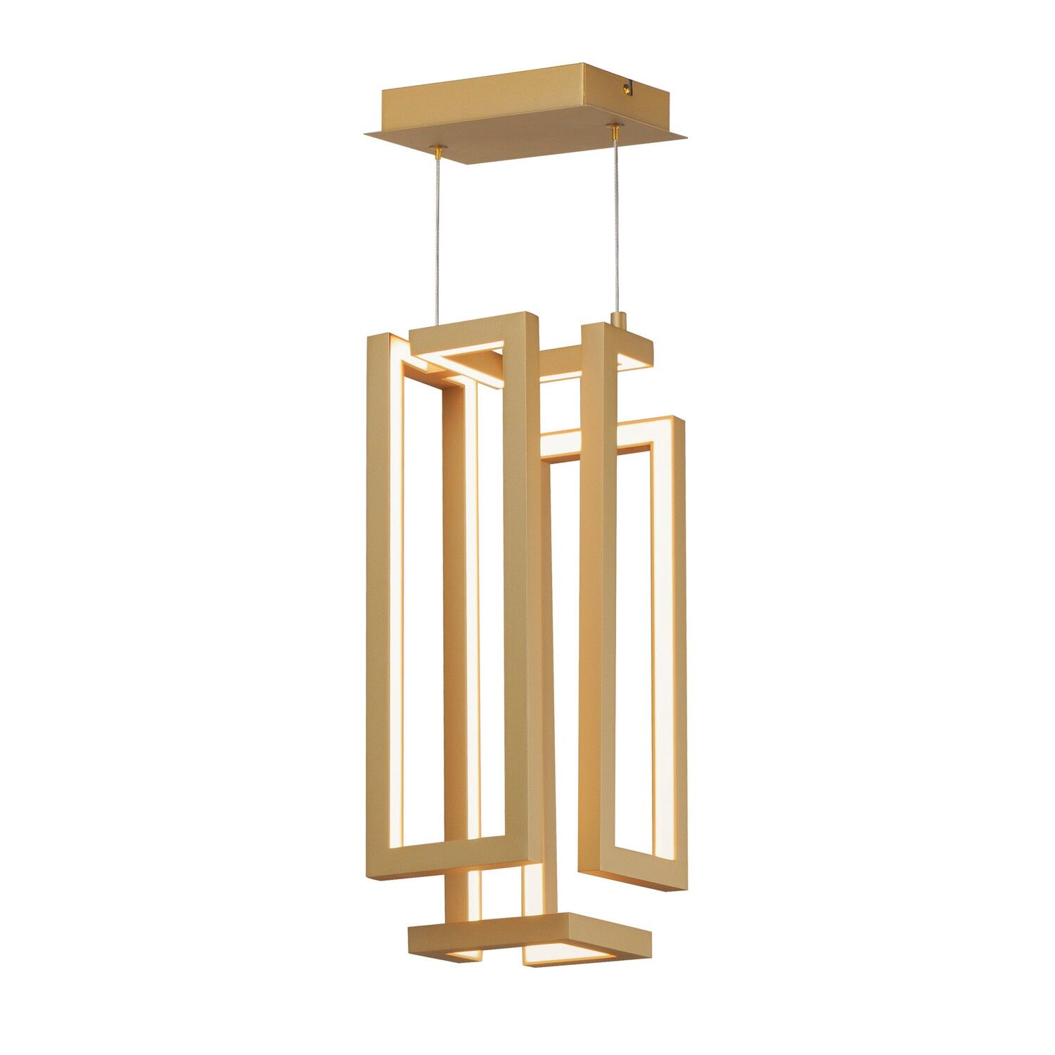 Gold LED Pendant from the Penrose Collection