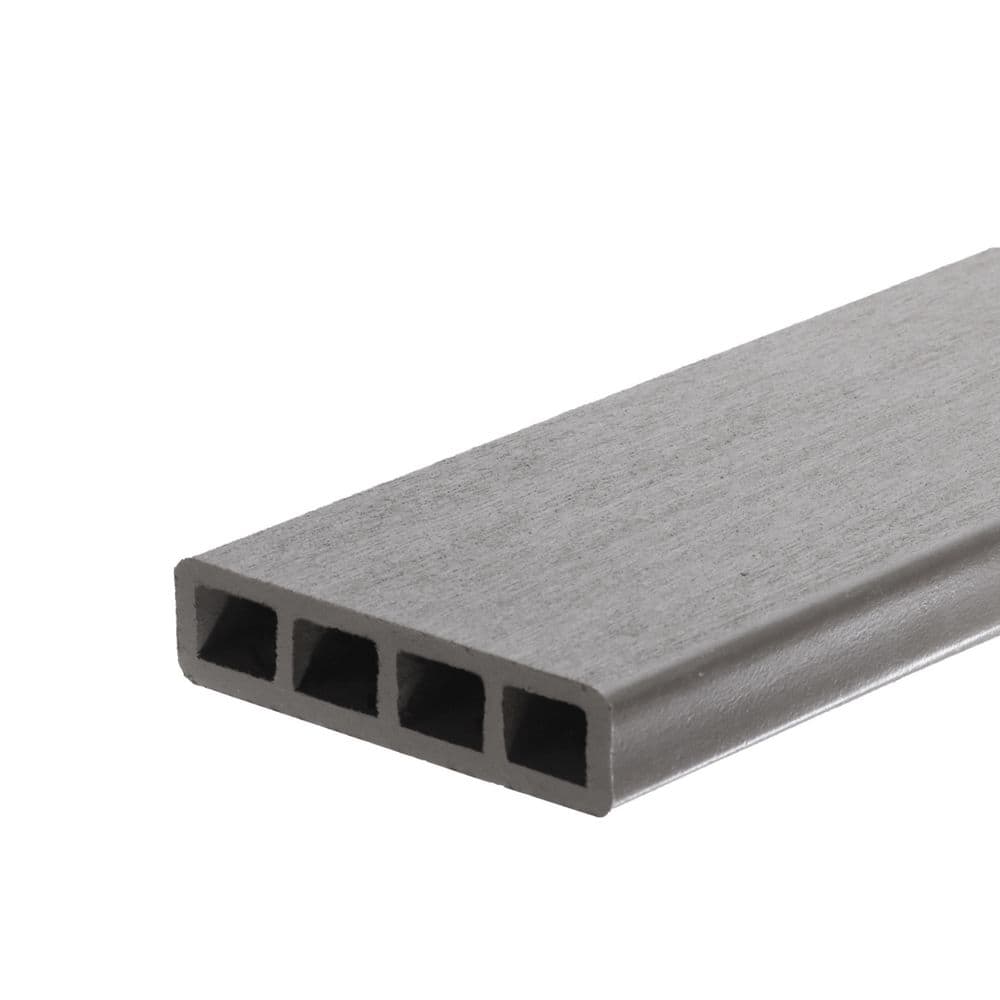 I.Dekk HD 1 in. x 6 in. x 12 ft. Driftwood Solid Edge Composite Deck Board