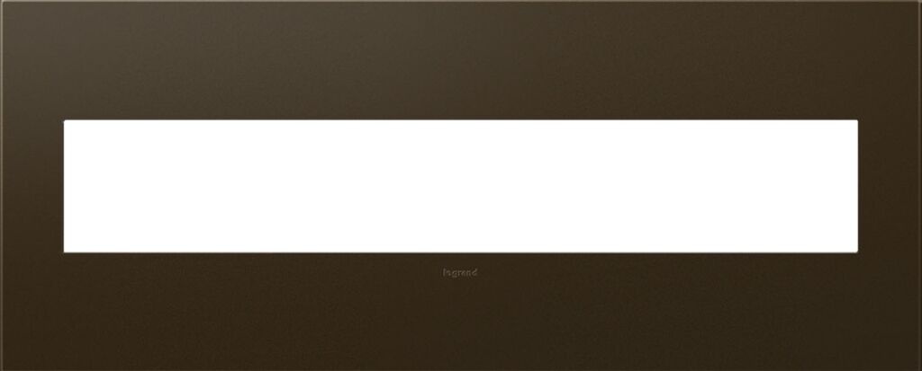 LeGrand adorne Bronze 6 Opening Wall Plate