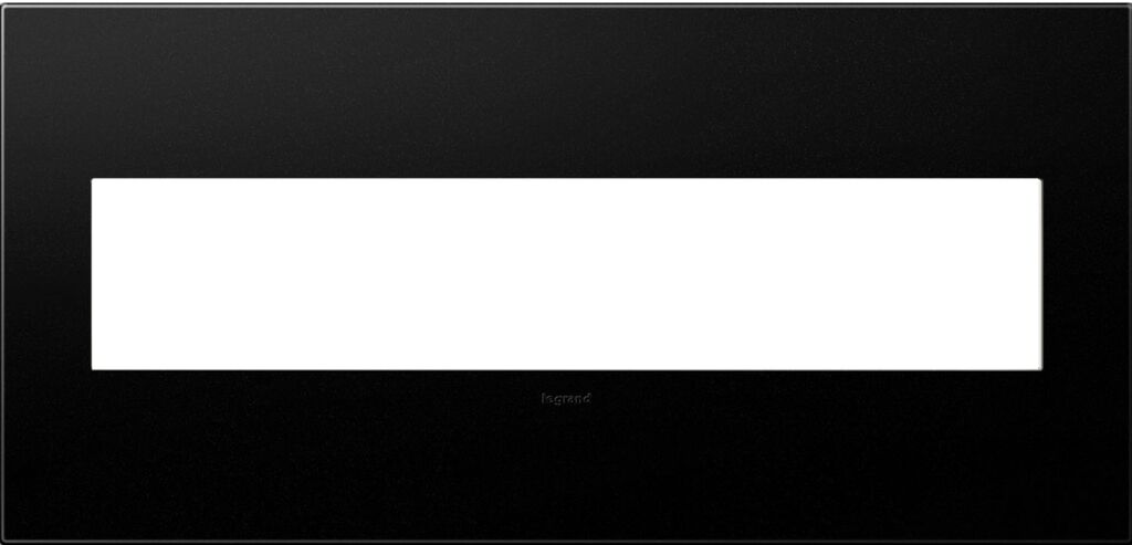 LeGrand adorne Graphite 5 Opening Wall Plate