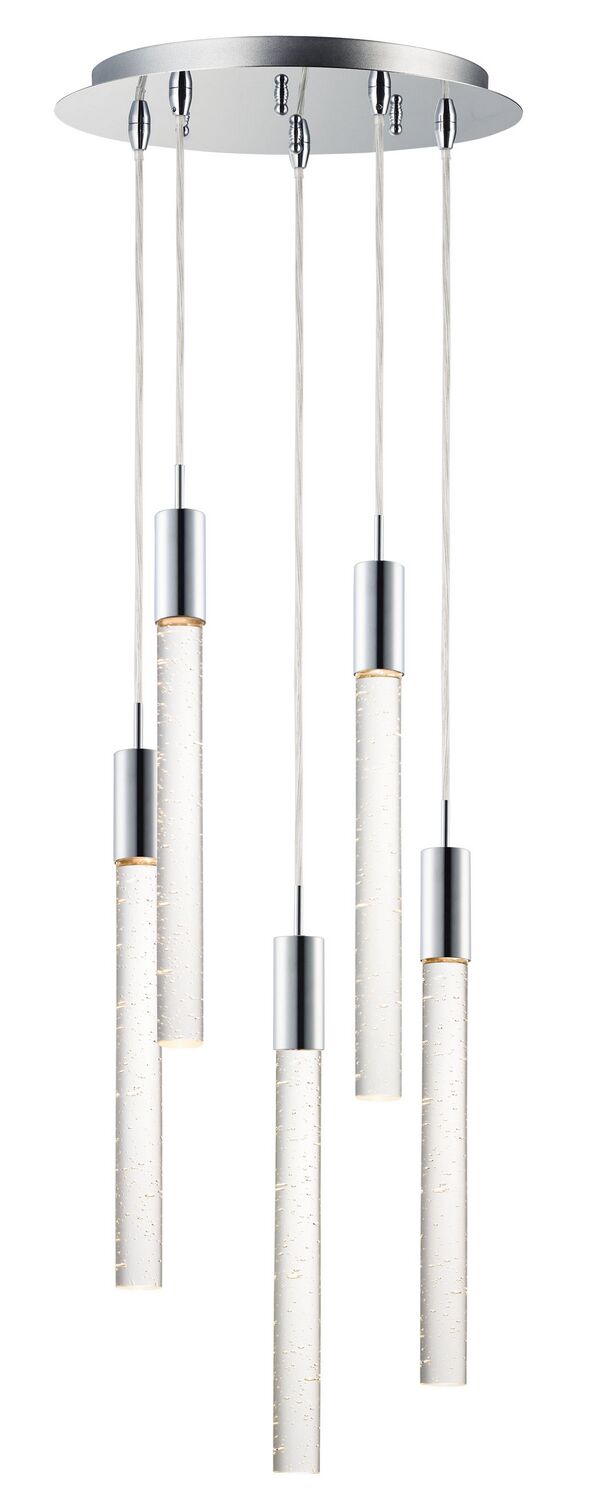 Polished Chrome LED Pendant from the Big Fizz Collection