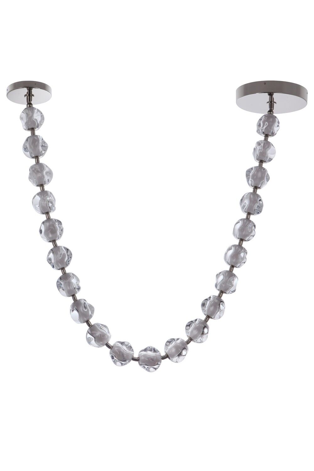 Polished Nickel LED Pendant from the Jackie Collection