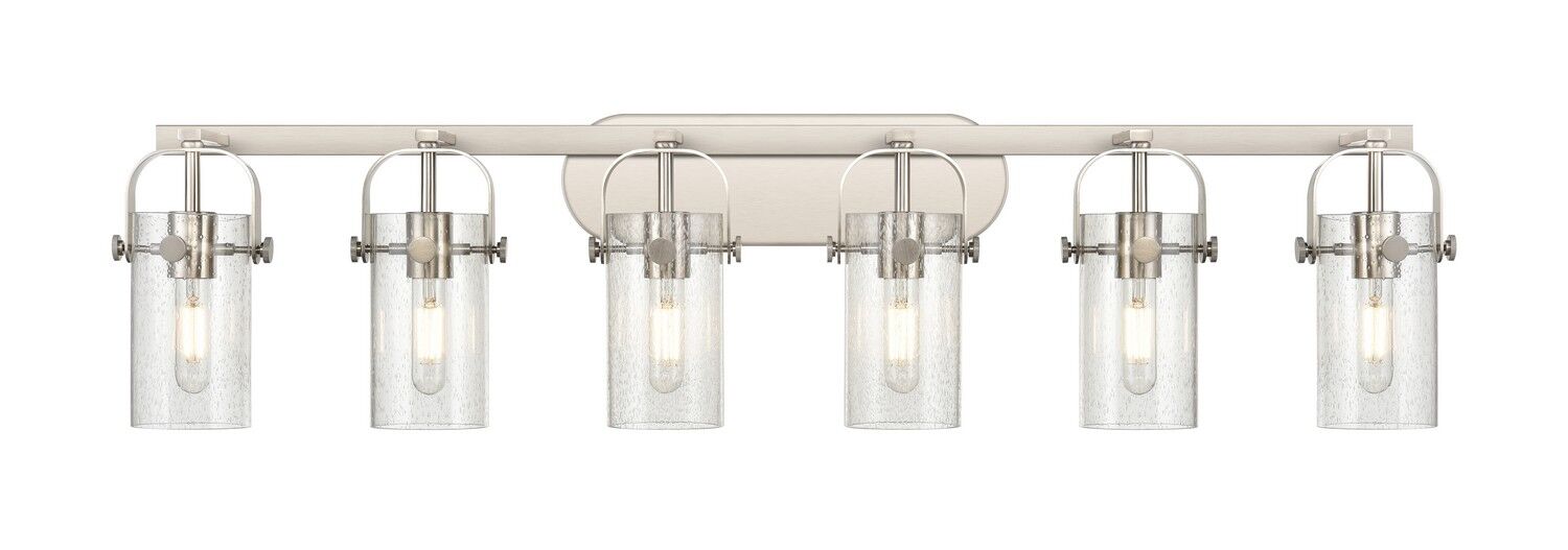 Satin Nickel LED Bathroom Vanity Light from the Downtown Urban Collection