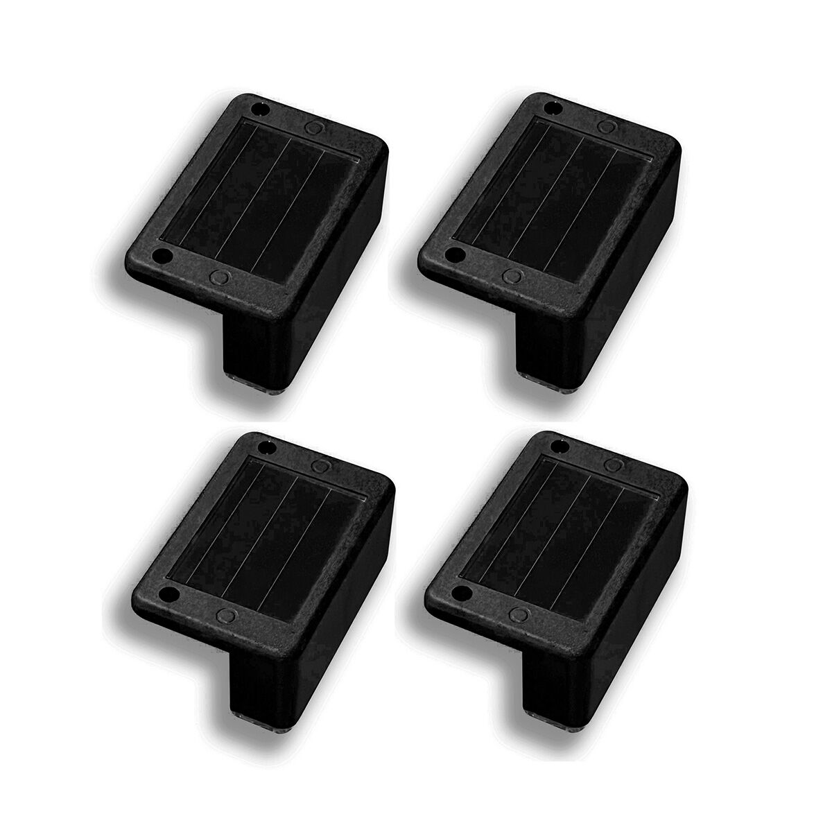 Solar Powered LED Deck Lights (Set of 4) - White